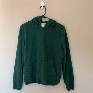 Plain Green Hoodie with Decal on hood